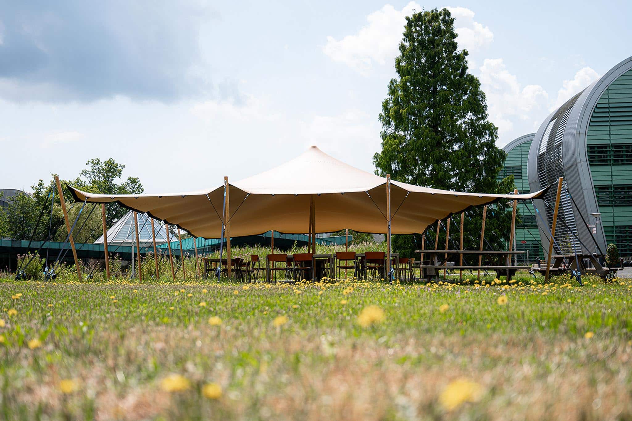 Stretchtent 10,5x20 meter