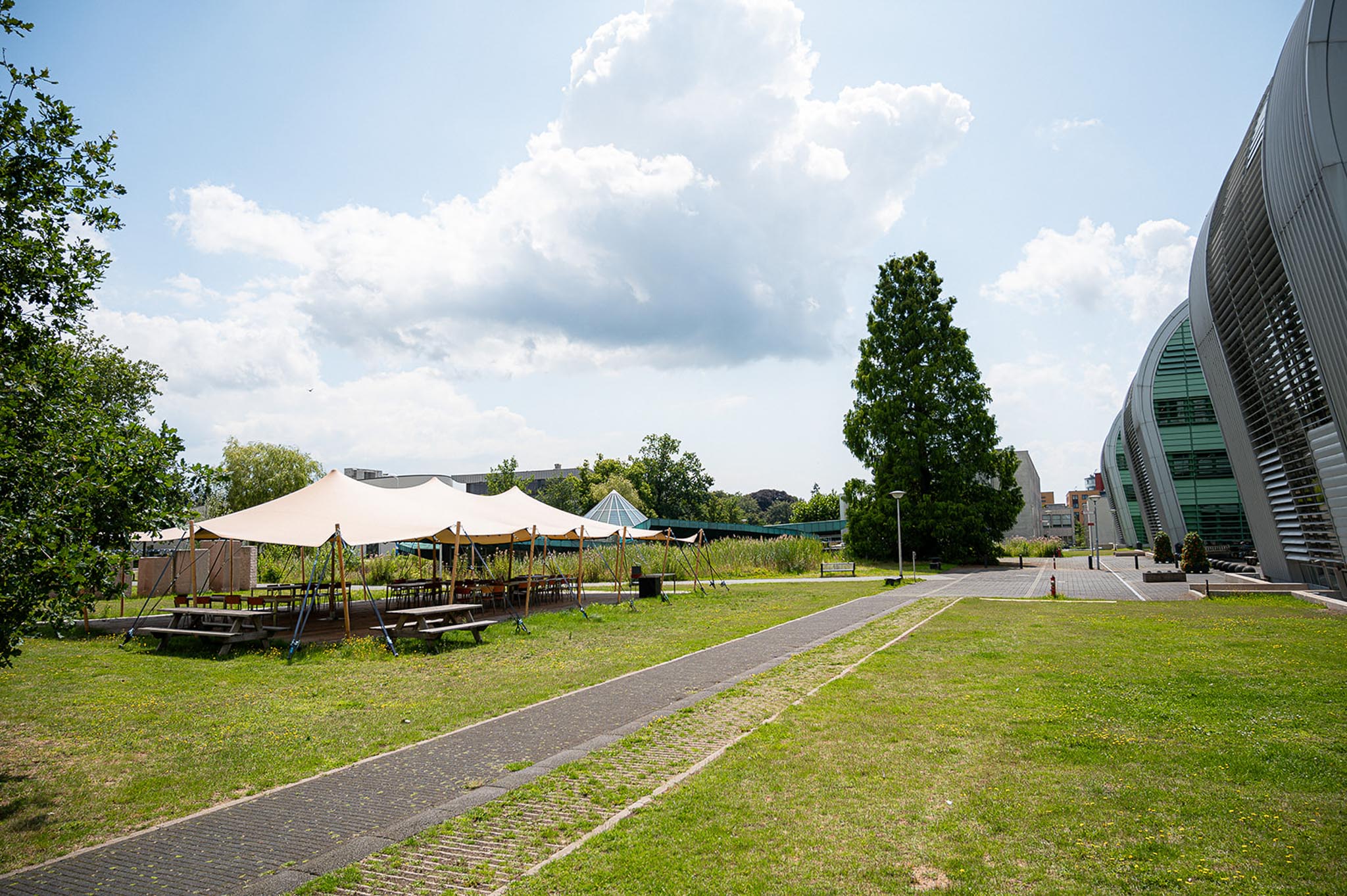 Stretchtent 10,5x20 meter