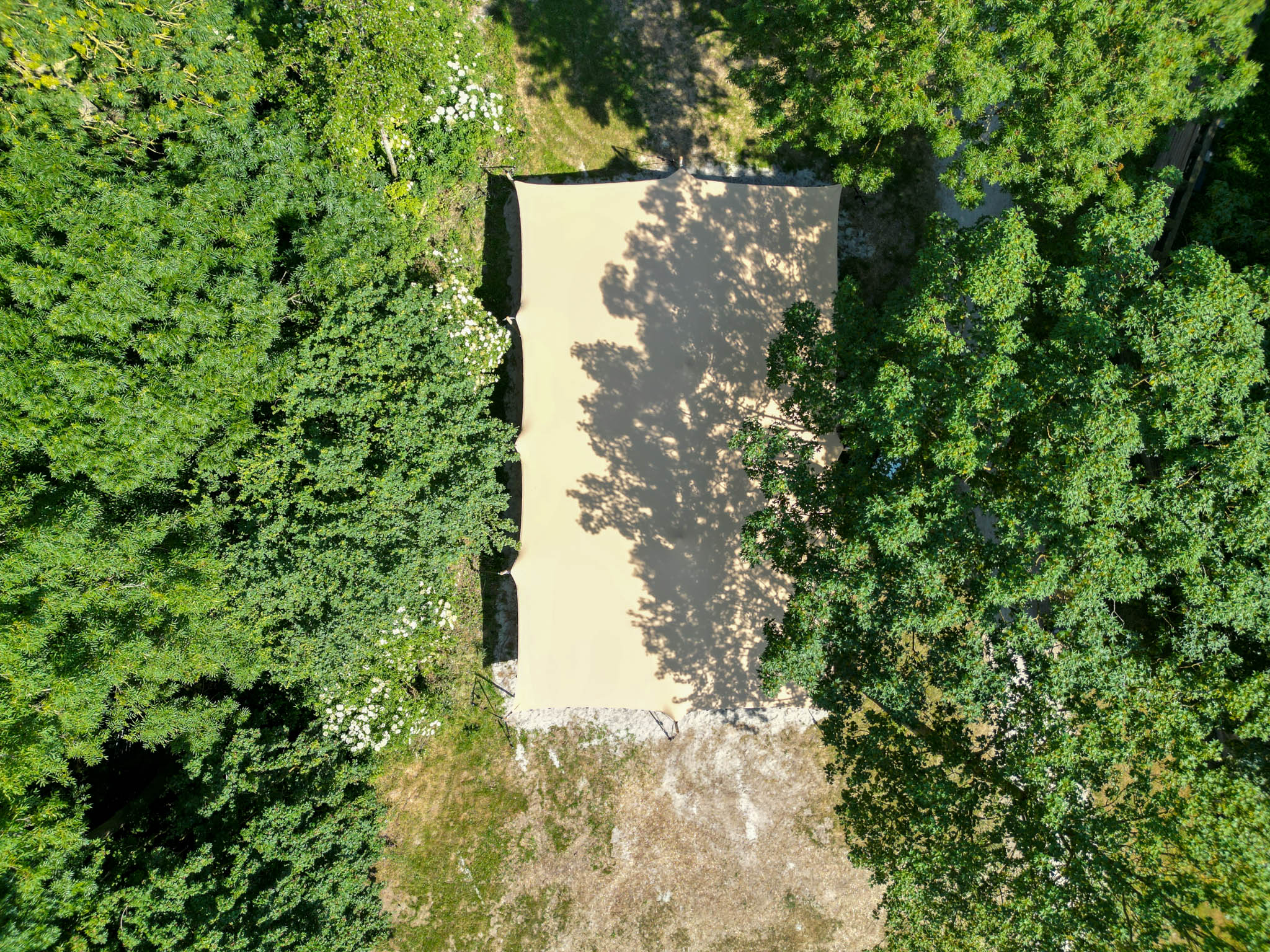 Stretchtent 9x15 meter
